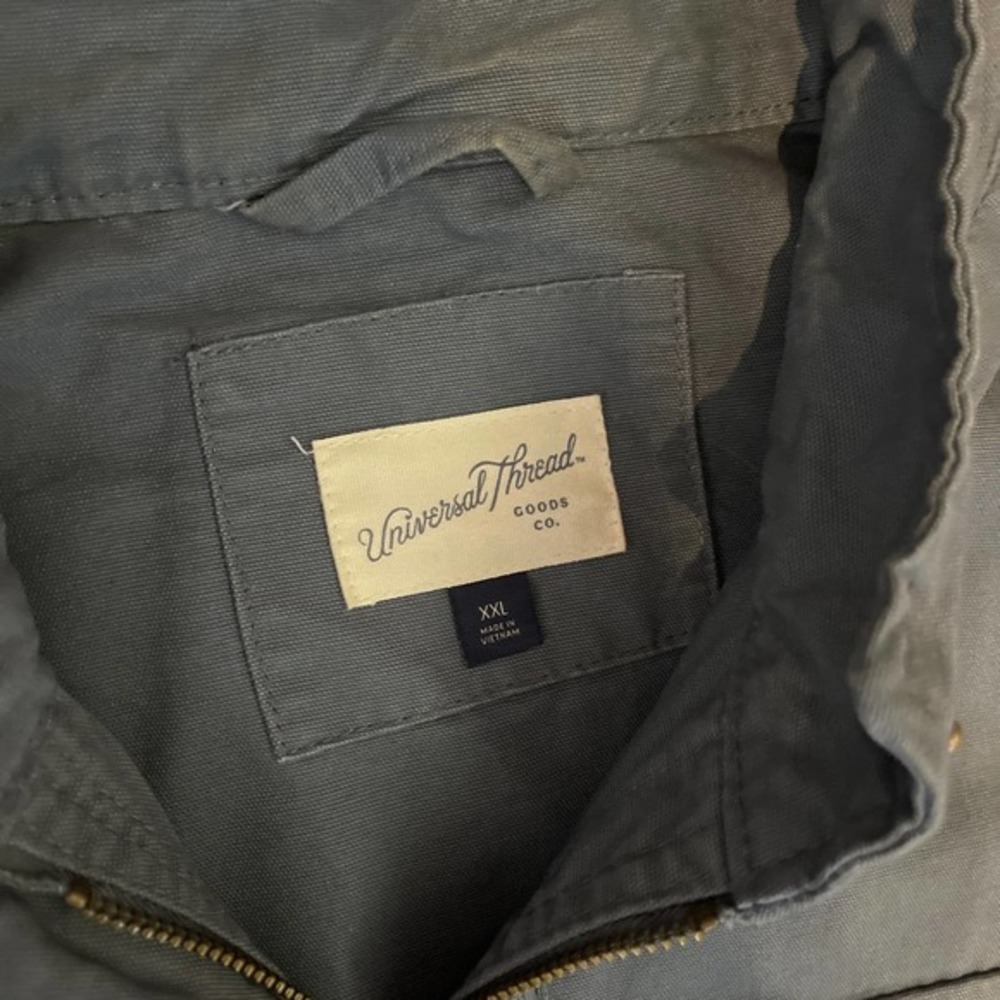 Universal Thread, Gray, Chino Utility Jacket - image 3